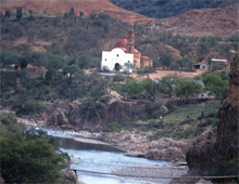 View of Satevo's 'Lost Cathedral', near Batopilas